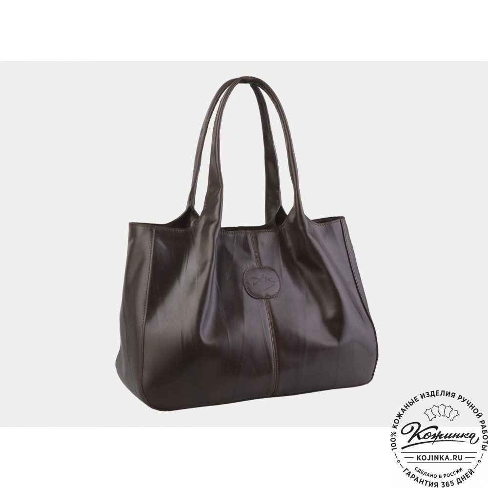 Женская кожаная сумка "Миранда" (коричневая)